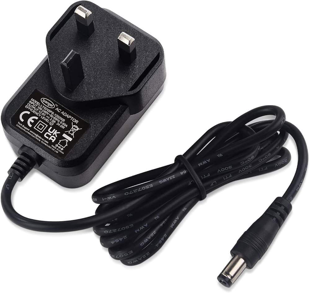 GLOW TECH 12V 2A PVC CASING ADAPTER TYPE - Alpha Volts